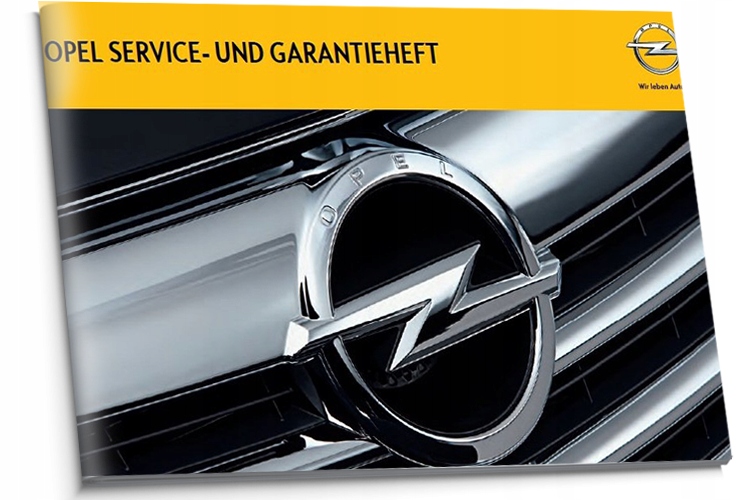 Opel Czysta Niemiecka Książka Serwisowa 2010-12