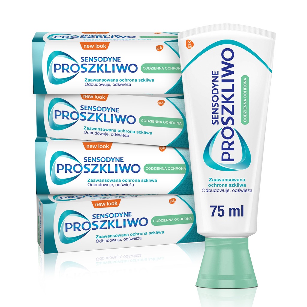 Pasta do zębów SENSODYNE PROSZKLIWO na Nadwrażliwość Wzmacniająca 75ml