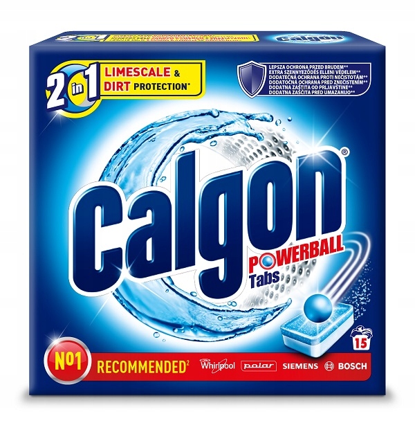 Calgon Calgon tabletki do pralki 15szt P1