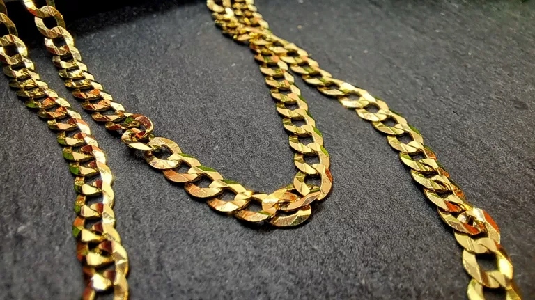 ZŁOTY ŁAŃCUSZEK 585 PANCERKA 50CM 5,94G