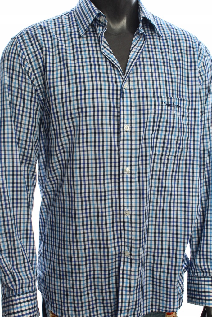 PIERRE CARDIN Koszula wzorek kratka styl | XL