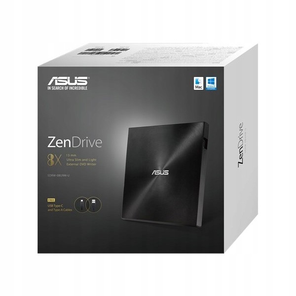 Купить ASUS ZenDrive U9M USB внешний DVD-рекордер: отзывы, фото, характеристики в интерне-магазине Aredi.ru