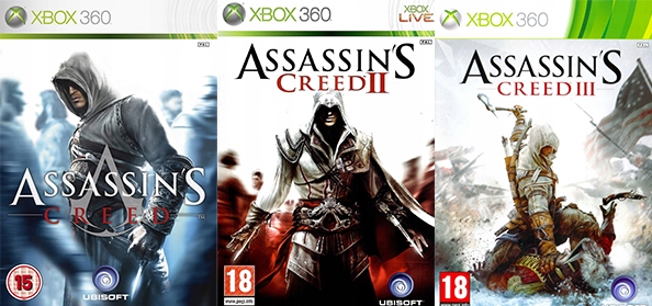 Купить Assassin's Creed I II III ТРИЛОГИЯ Xbox 360: отзывы, фото и ...