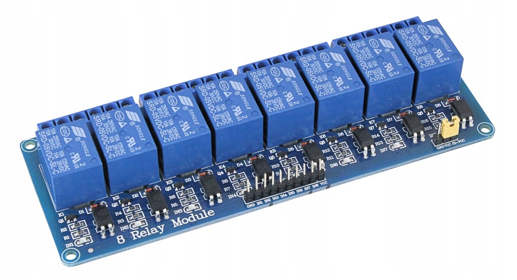 8-KANAŁOWY PRZEKAŹNIK 5V 10A AR ARDUINO E3943