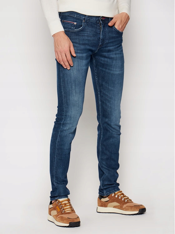 TOMMY HILFIGER SPODNIE JEANSOWE MĘSKIE 36/30