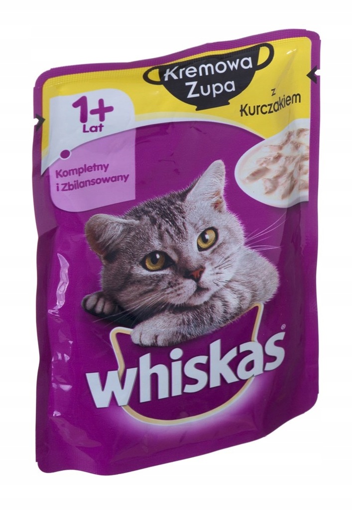 WHISKAS Kremowa zupa z kurczakiem saszetka 85g 12879316186