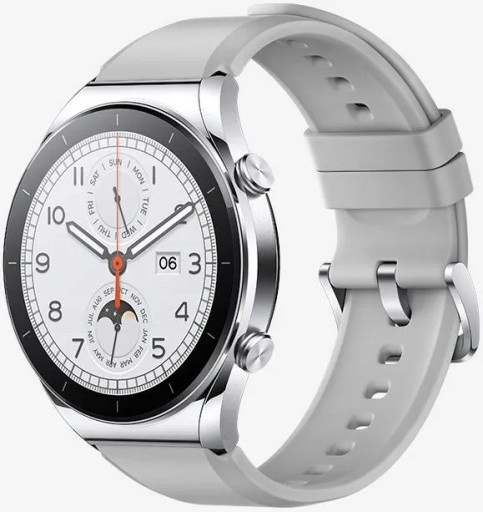Smartwatch Xiaomi Watch S1 srebrny + 2 paski