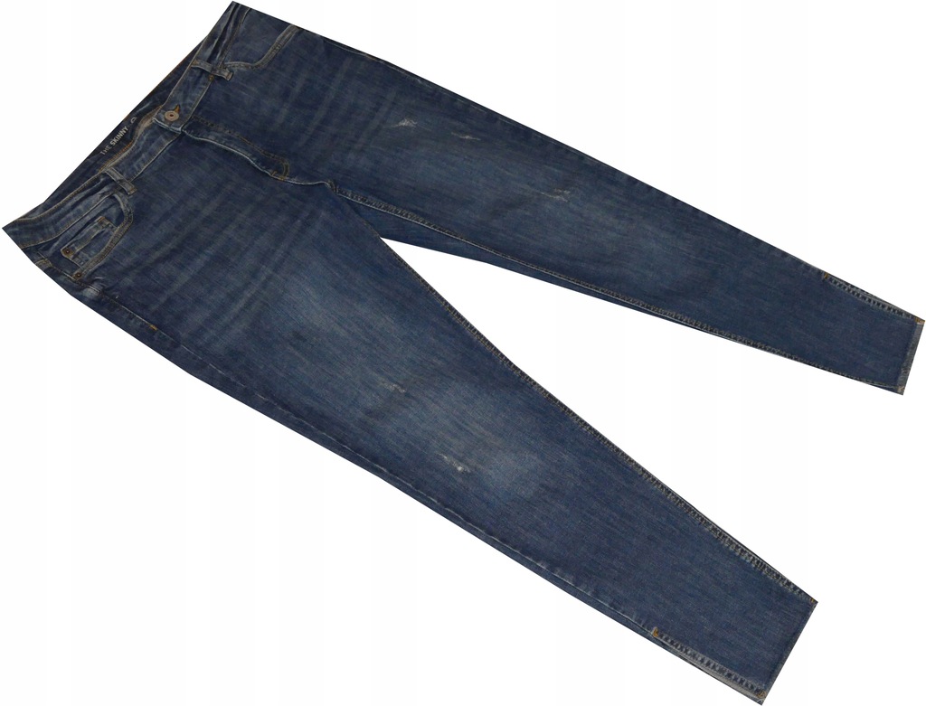 C&A_44/46_SPODNIE jeans Z ELASTYNĄ rurki 129