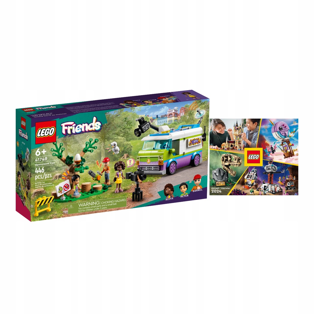 LEGO FRIENDS #41749 - Reporterska furgonetka + KATALOG LEGO 2024