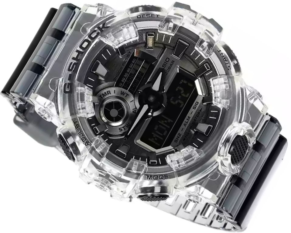 ZEGAREK MĘSKI CASIO G-SHOCK GA-700SK-1A SKELETON