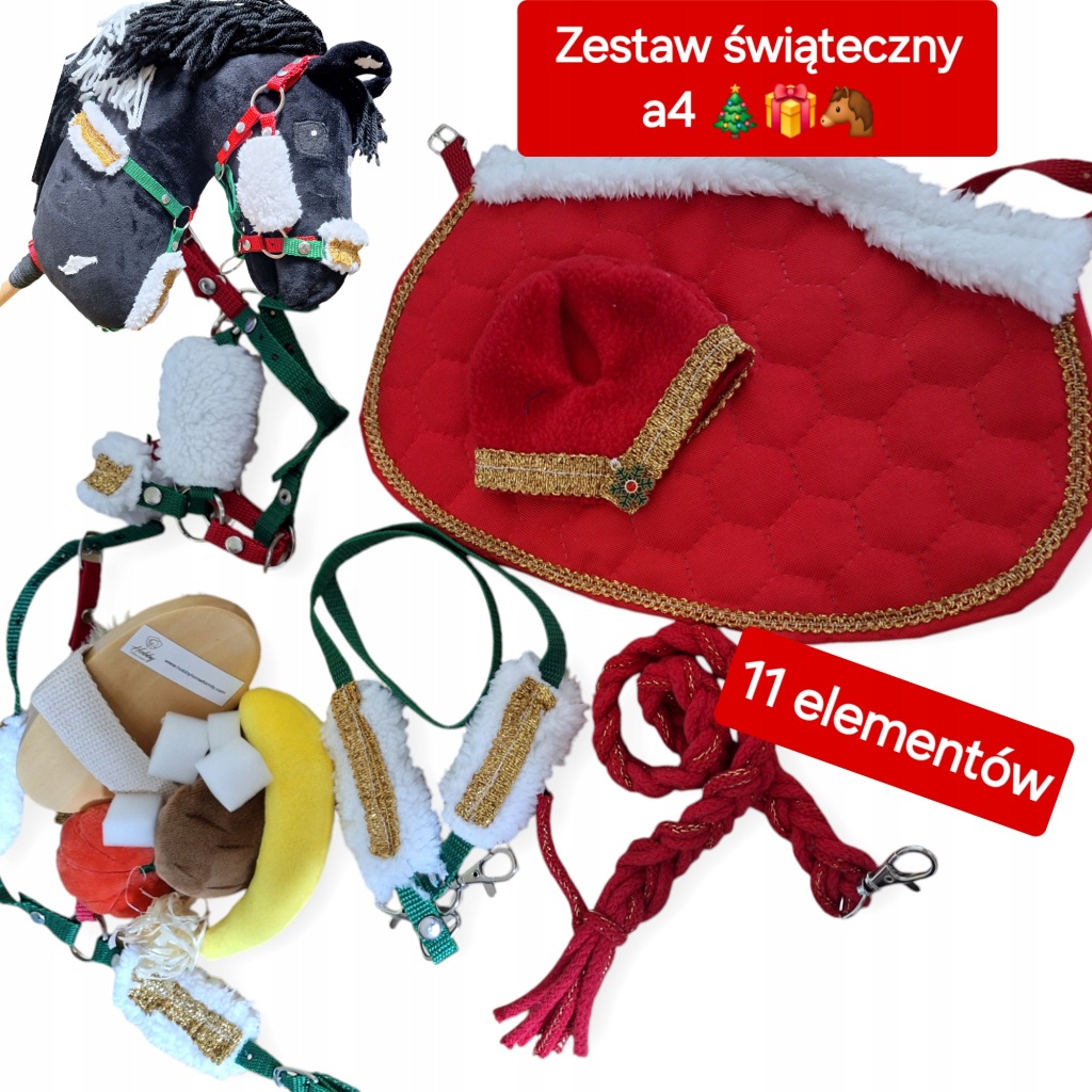 Derka dla Hobby horse a4 ,kantar,nauszniki, napierśnik,smaczki,szczotka
