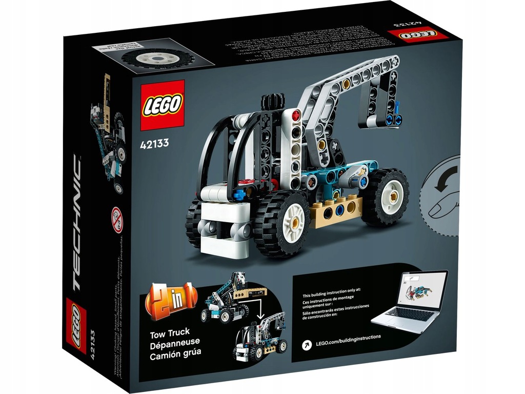 Купить LEGO TECHNIC 42133 Телескопический погрузчик: отзывы, фото, характеристики в интерне-магазине Aredi.ru