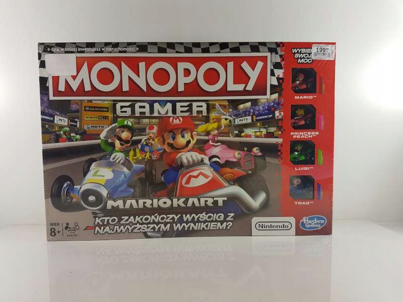 GRA PLANSZOWA HUSBRO MONOPOLY MARIOKART