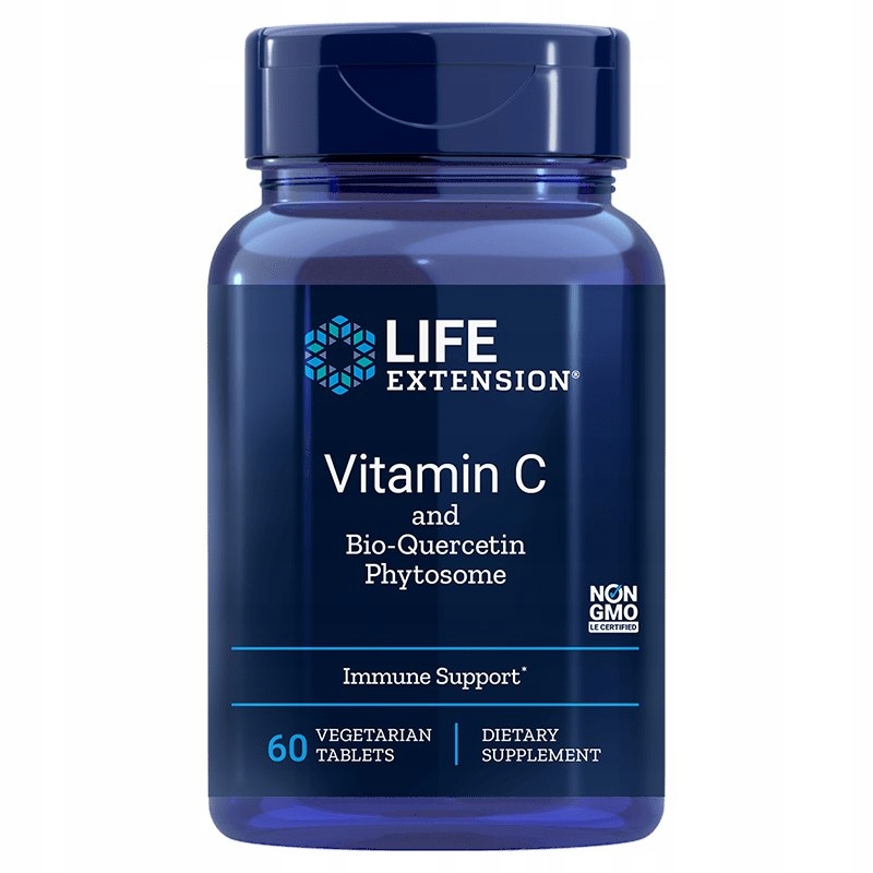 LIFE EXTENSION Vitamin C and Bio-Quercetin Phytosome (60 tabl.)