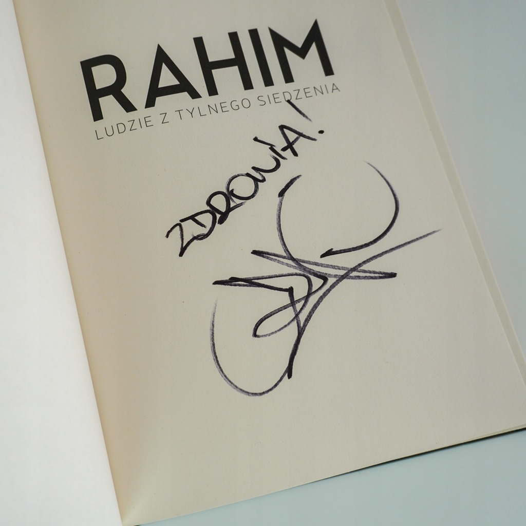 Sebastian Rahim Salbert – limit. książka autograf