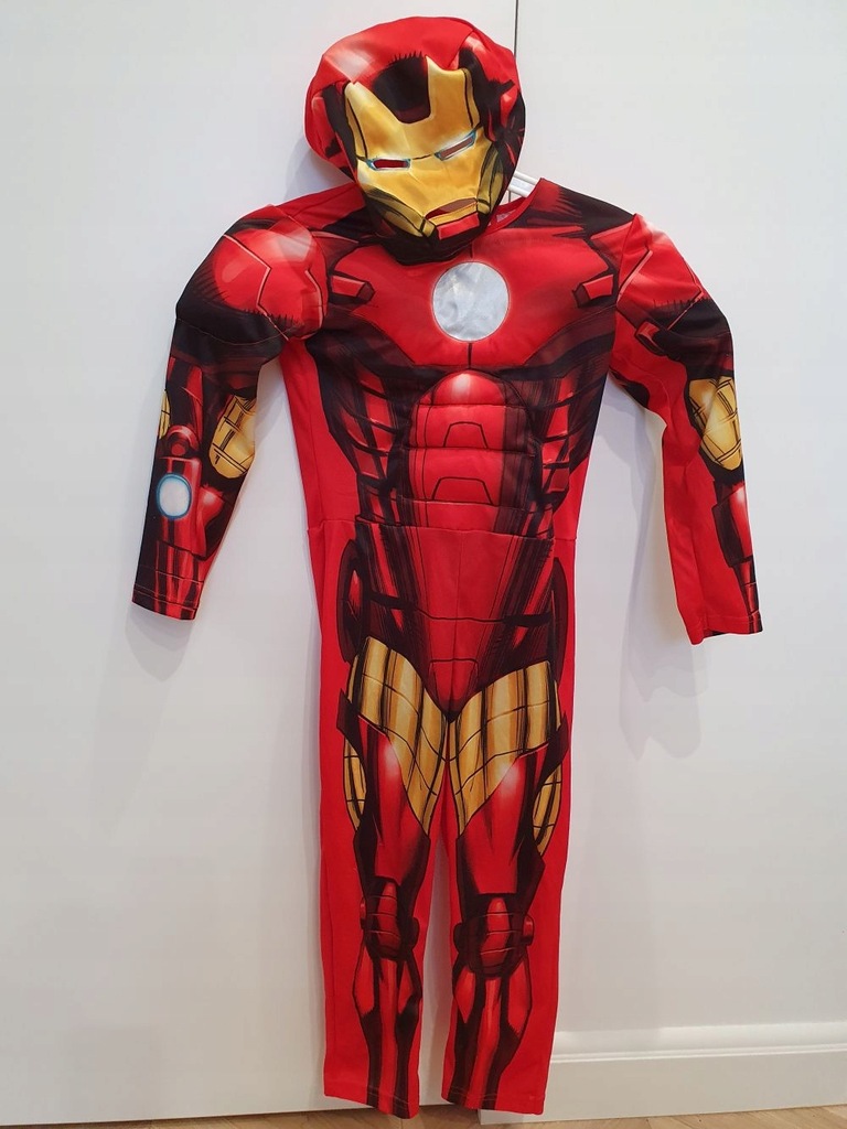 STRÓJ NA KARNAWAŁ Iron Man H&M 110/116 cm 4-6