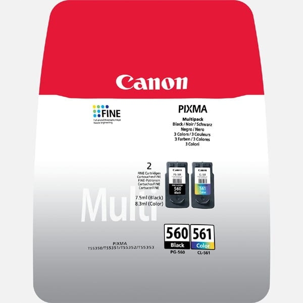 Canon oryginalny ink / tusz PG560/CL561 multipack,