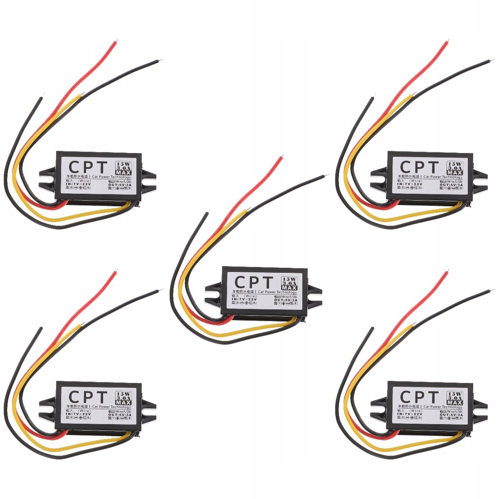Buck Boost Converter 12v 5v Buck Module 5 Pieces