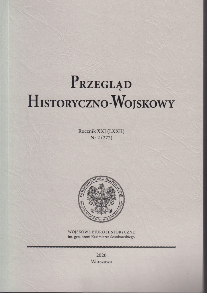 Przegląd Historyczno-Wojskowy 2020 XXI/2