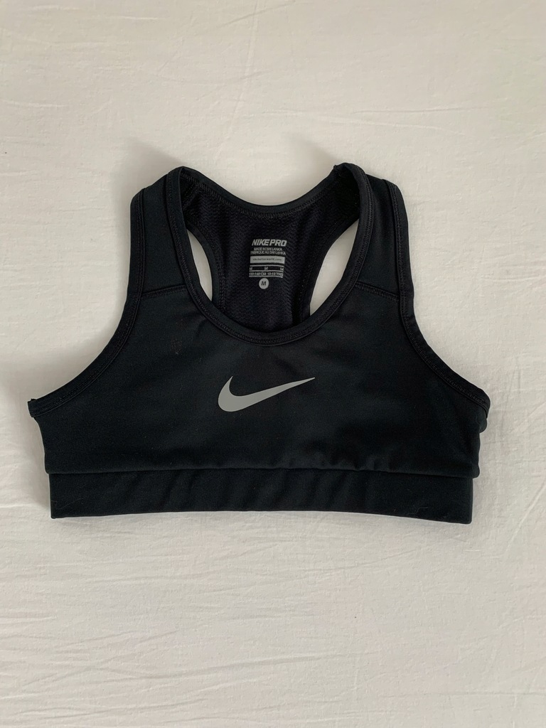 Czarny sportowy top NIKE Pro rozm. 146