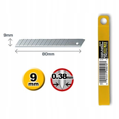 Ostrza OLFA ASB-10 9mm segmentowe