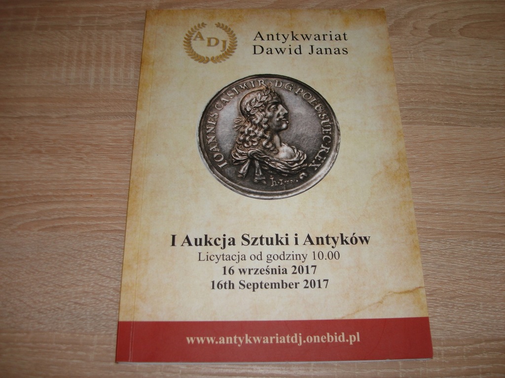 Katalog aukcyjny Monety Odznaczenia Antyki 09.2017