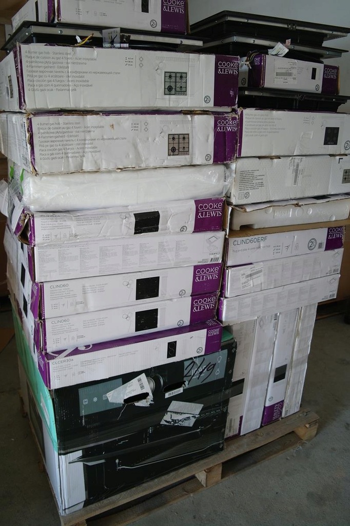 Paleta płyt indukcyjnych i gazowych 25szt