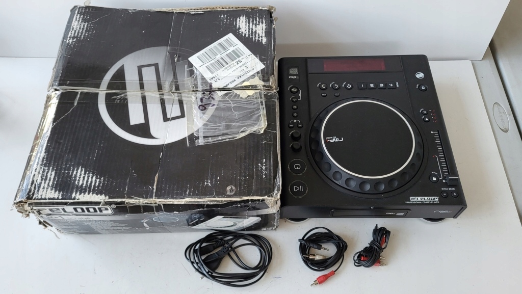 ODTWARZACZ CD MP3 MIKSER RELOOP RMP-1 CZARNY STAN DOBRY GWR