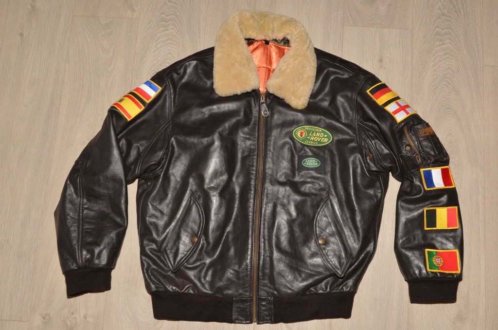REDSKINS Oryginalna kurtka skórzana Pilotka r XXXL