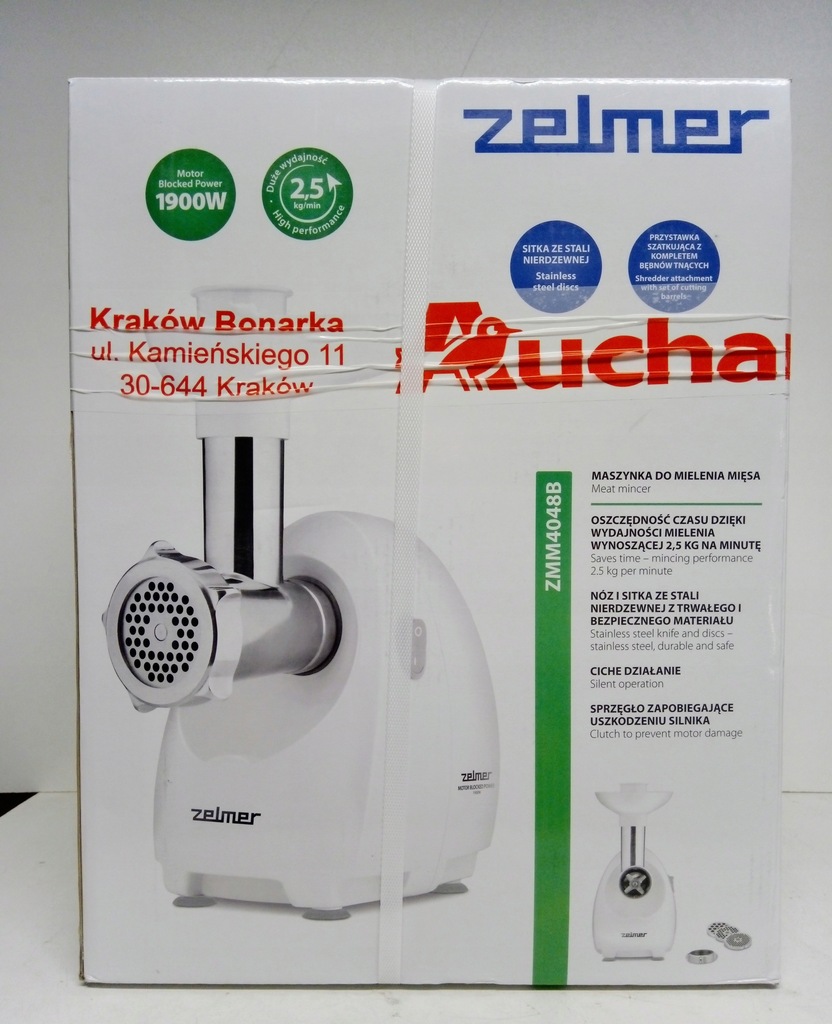 Maszynka do mięsa Zelmer ZMM4048B nowy - 11048347240 - oficjalne ...