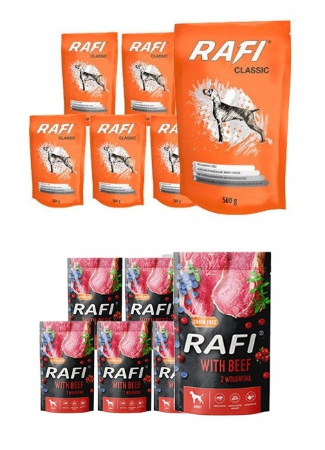 Rafi Mix smaków classic/wołowina 40x500 g