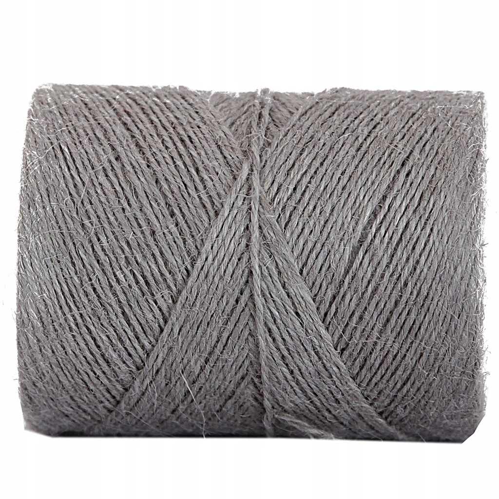Купить Шнур джутовый плетеный серый, диаметр 1мм/200г: отзывы, фото ихарактеристики на Aredi.ru (9402282072)