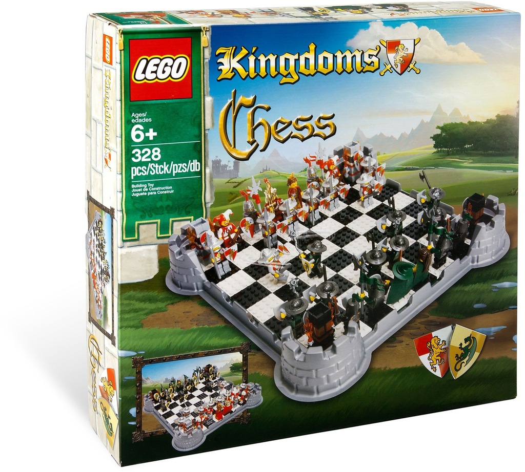 LEGO Kingdoms 853373 Szachy 28 rycerzy Castle NOWY