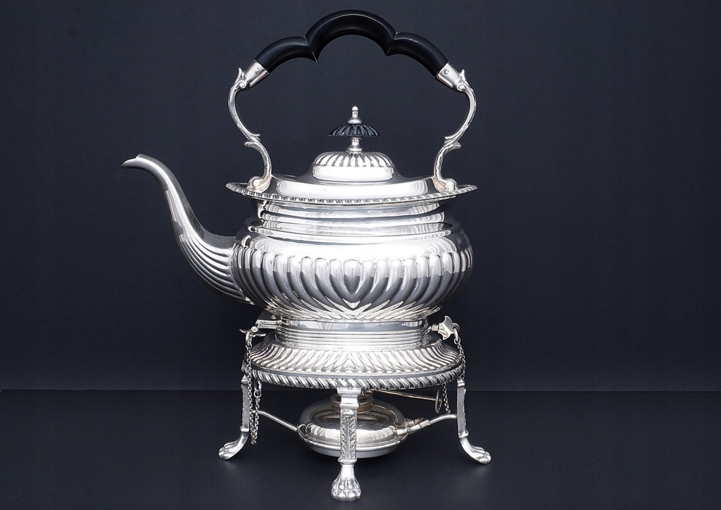 DE GIOVANNI Argenteria - DZBAN Z PODGRZEWACZEM - 1586 gr.