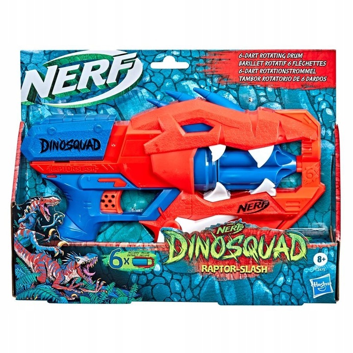 NERF DINOSQUAD RAPTOR SLASH PISTOLET F2475 HASBRO