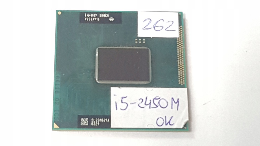 Procesor intel i5-2450M 2x2,5 GHz SR0CH socket G2 rPGA988B 262