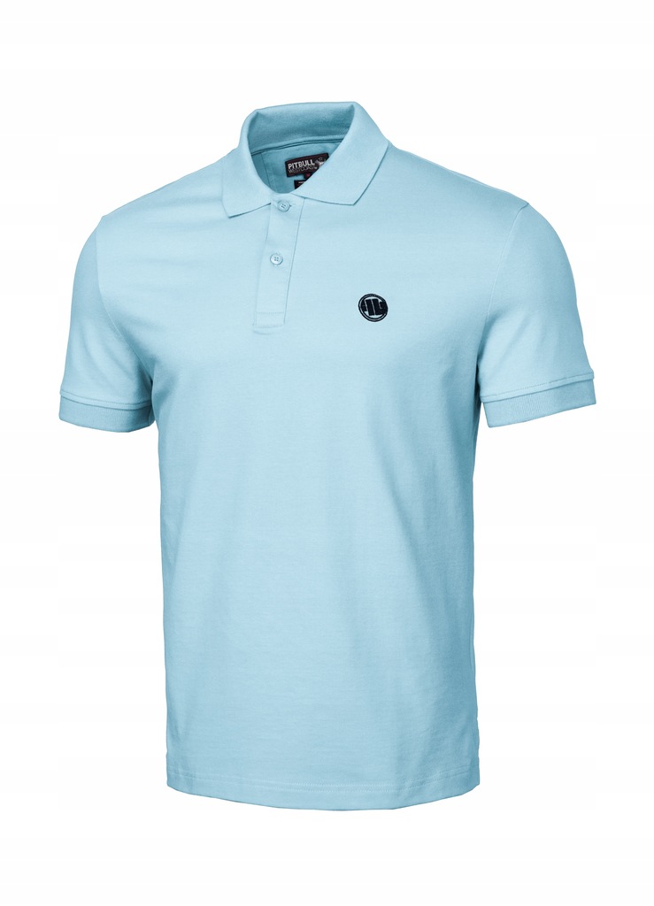 Pitbull Koszulka Polo Regular Logo (L) Błękit