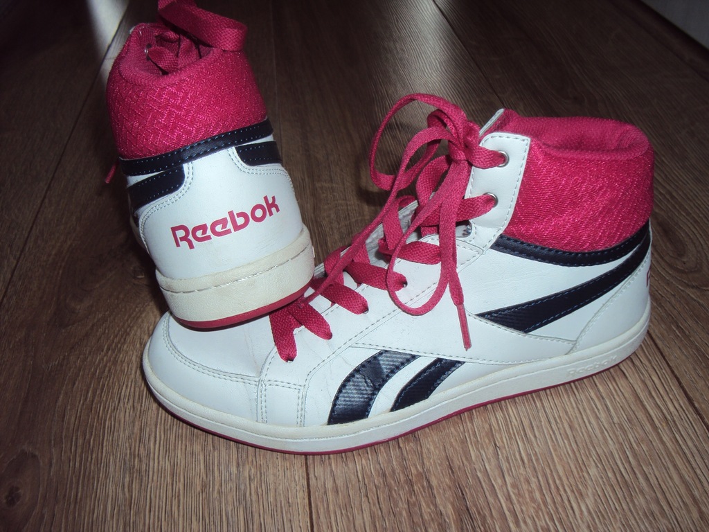 REEBOK buty adidasy za kostkę r.38 w.24,5cm j.nowe