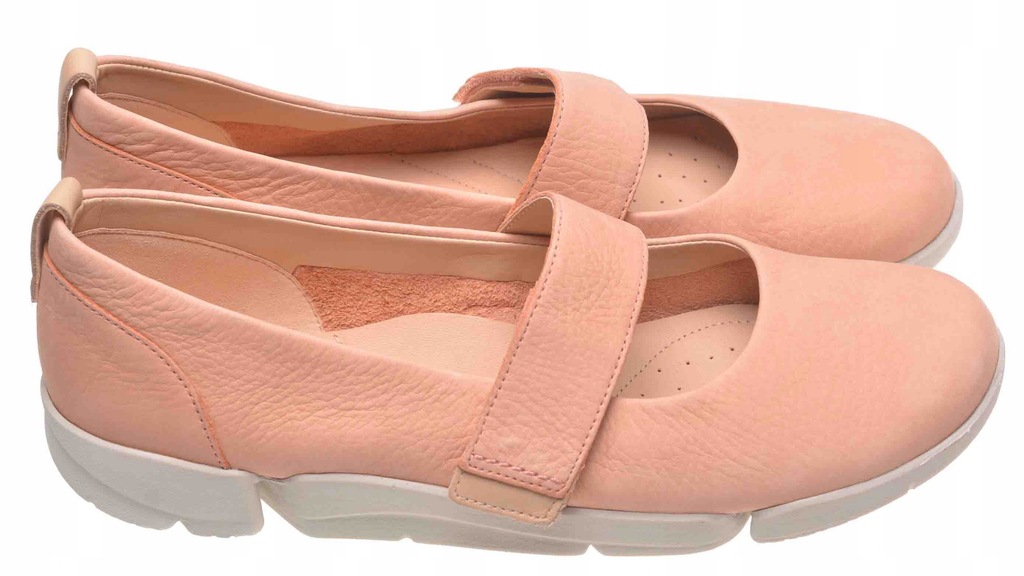 BALERINKI CLARKS TRI CARRIE PINK NUBUCK 37