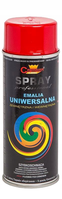 CHAMPION LAKIER AKRYLOWY CZERWONY JASNY 3020 SPRAY