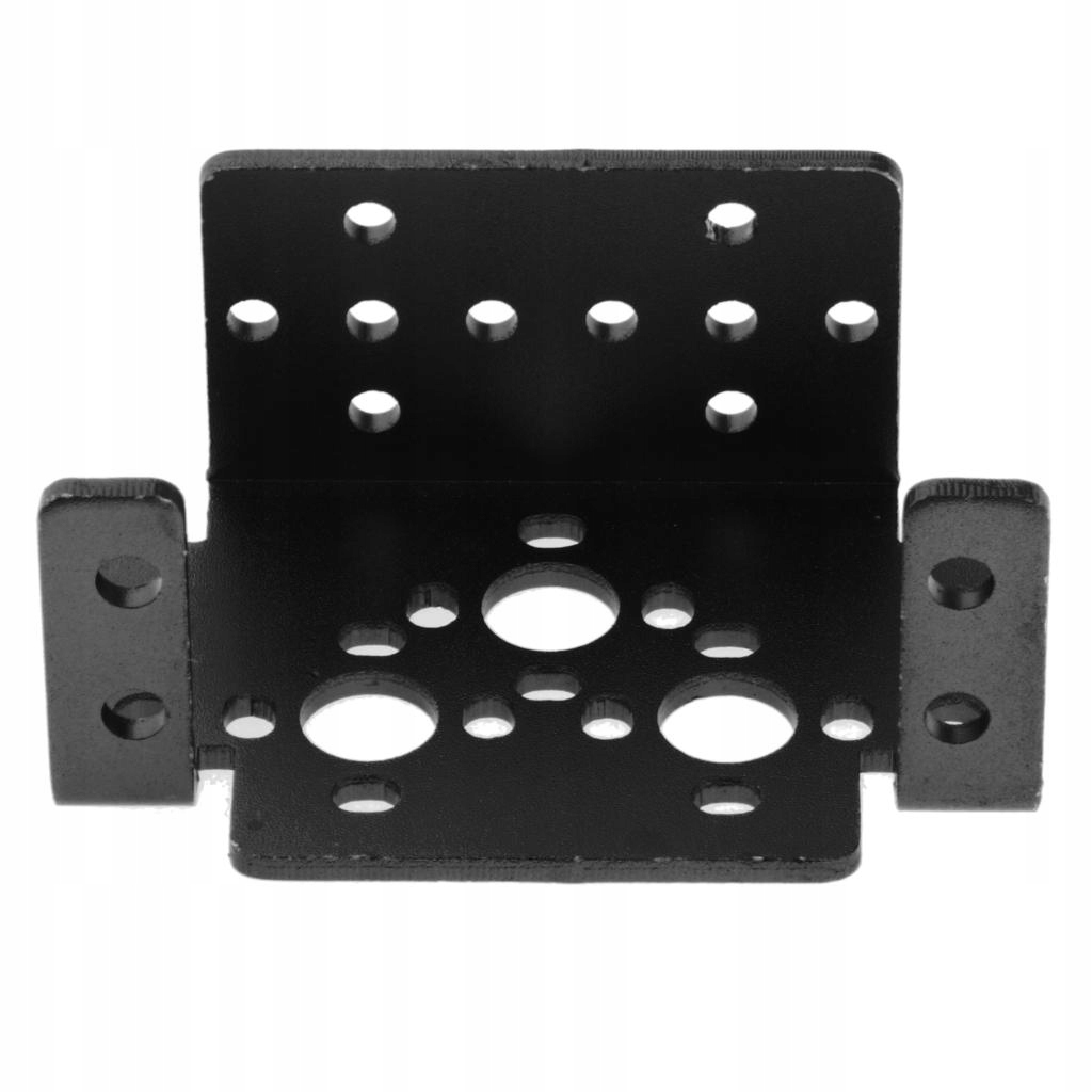 Aluminum Mechanical Arm Steering Gear U Type Multi Function Mount Black