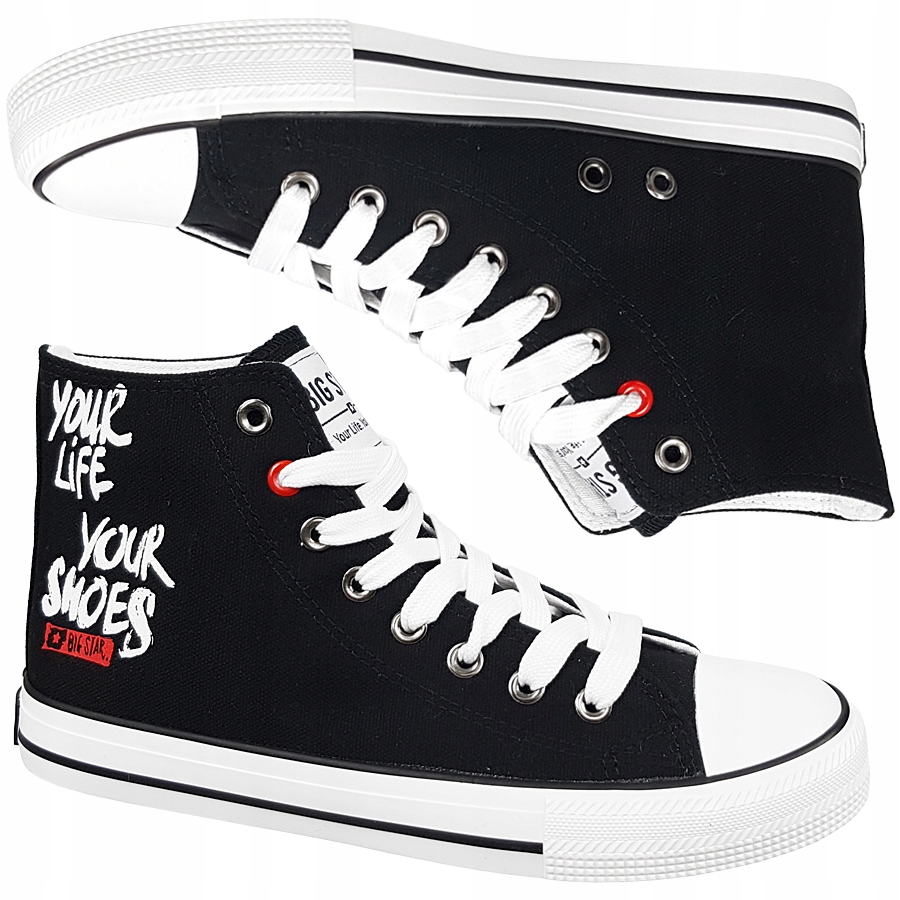 Trampki BIG STAR damskie czarne DD274064 buty 37