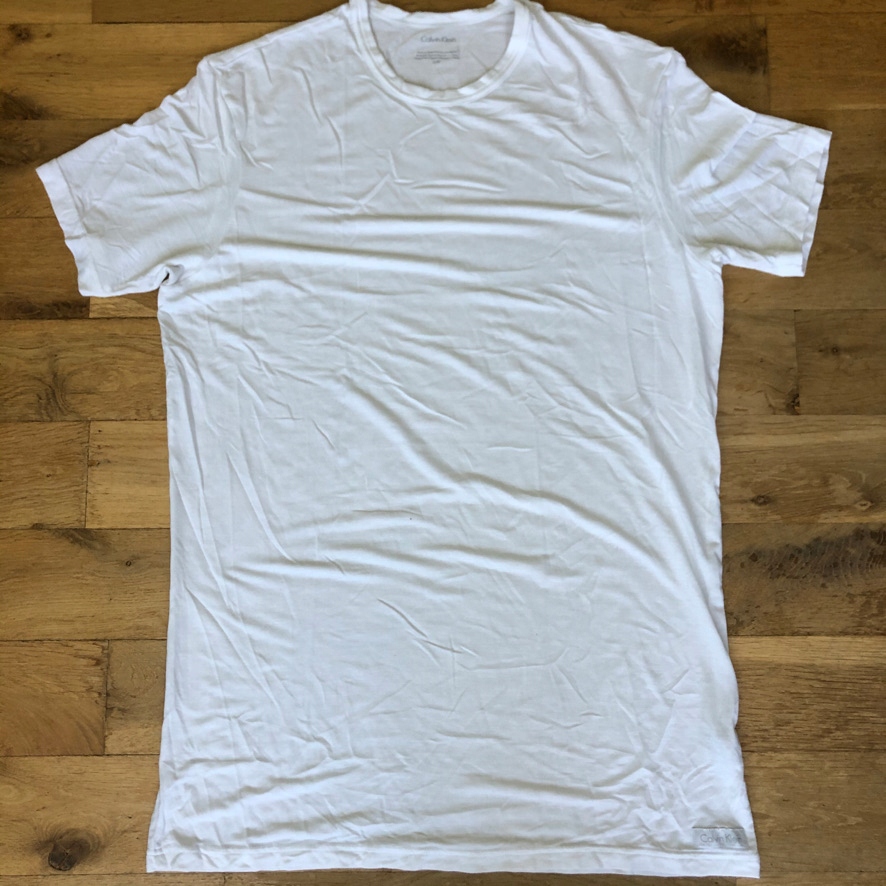 CALVIN KLEIN MĘSKI MODNY T-SHIRT 92% MODAL Rozm.L