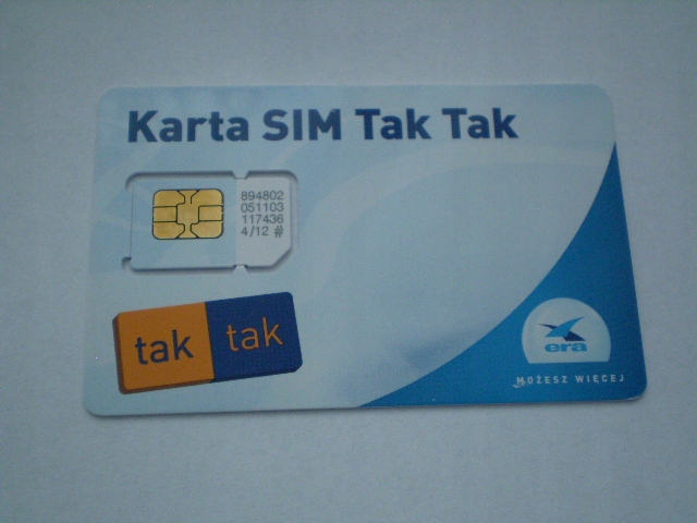 karta SIM - przeterminowana - kolekcjonerska