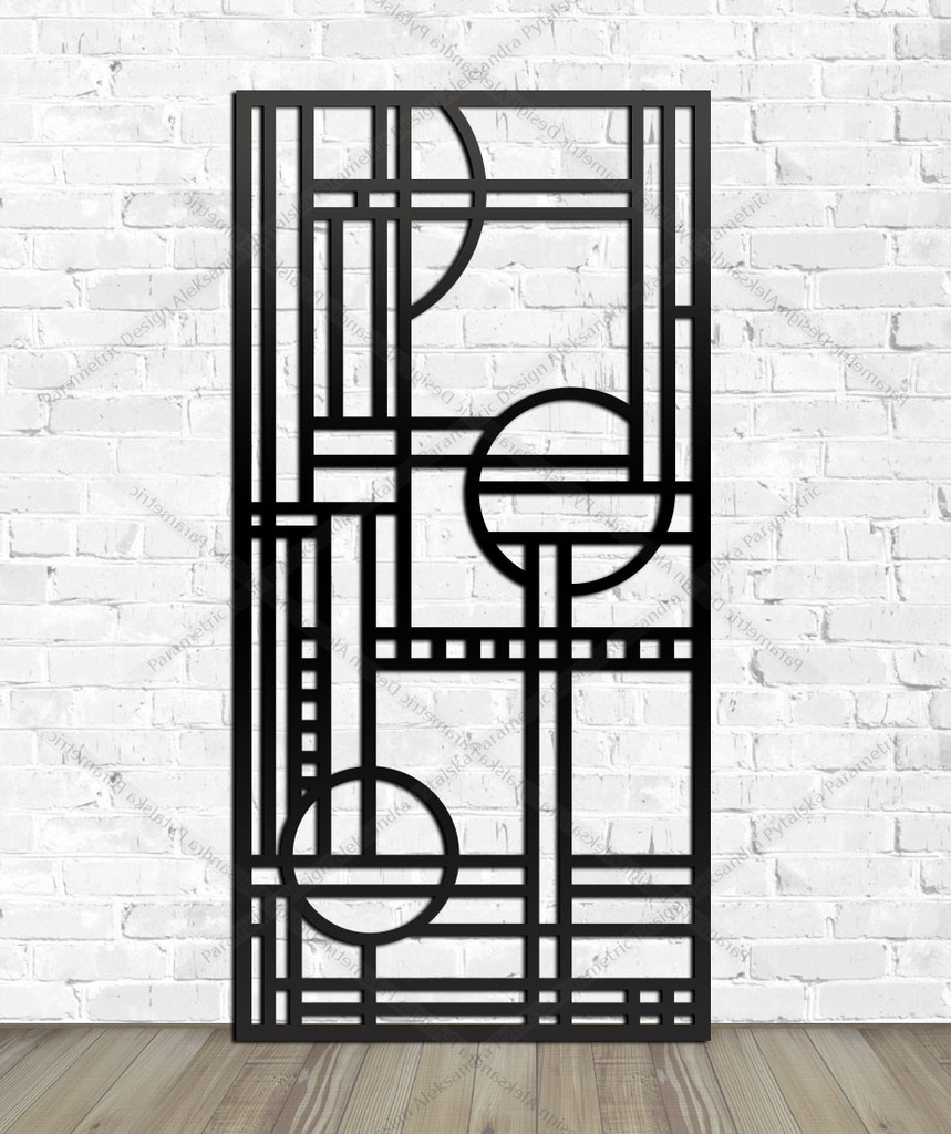61 PANEL DEKORACYJNY AŻUROWY MDF 3D 80x160cm 18mm
