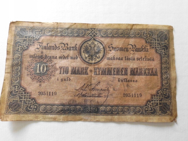 10 marek 1889 Finlandia