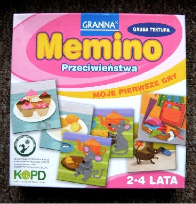 GRA DLA MALUCHÓW MEMINO PRZECIWIEŃSTWA  GRANNA