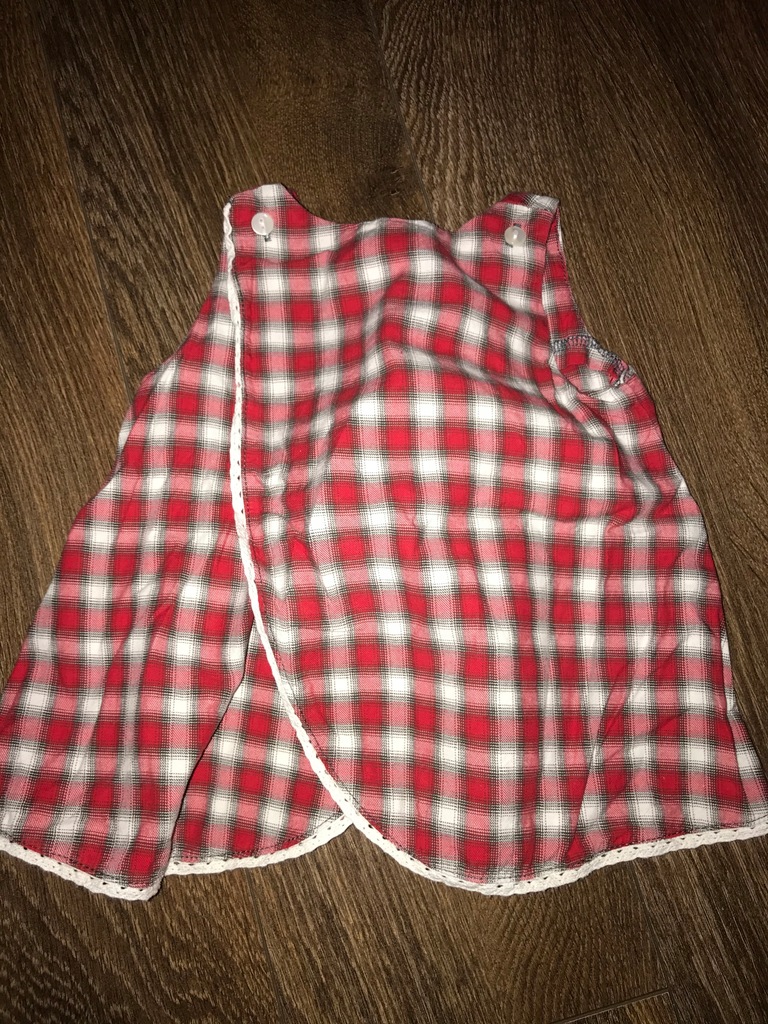 sukienka niemowlęca 62 H&M w kratę 3-6M