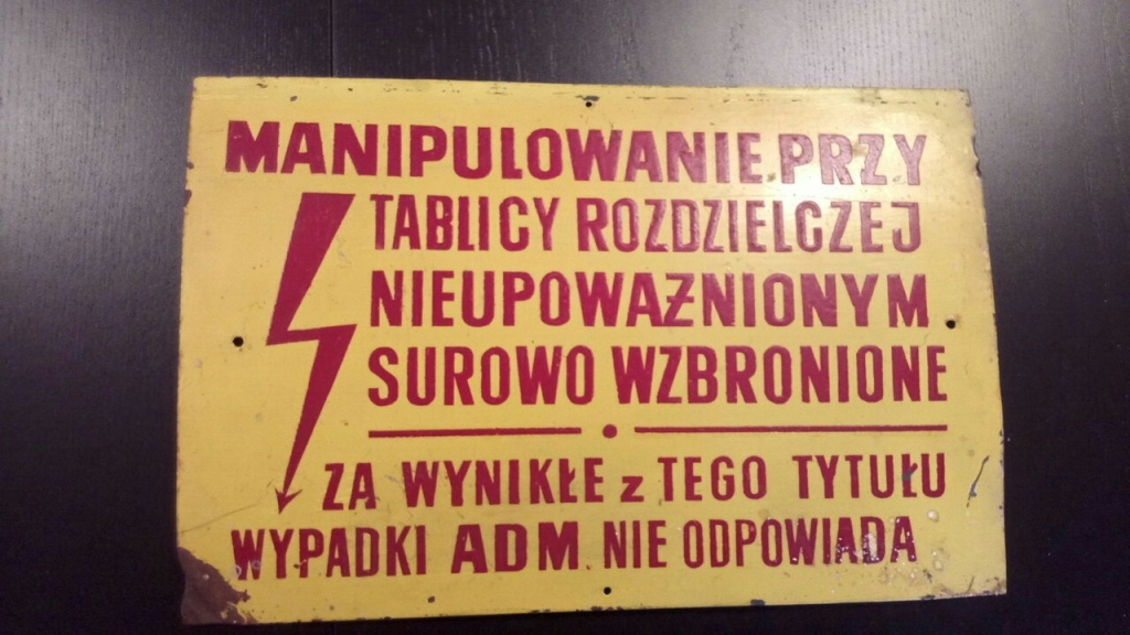 Safety Łobez tablica " Tablica rozdzielcza"