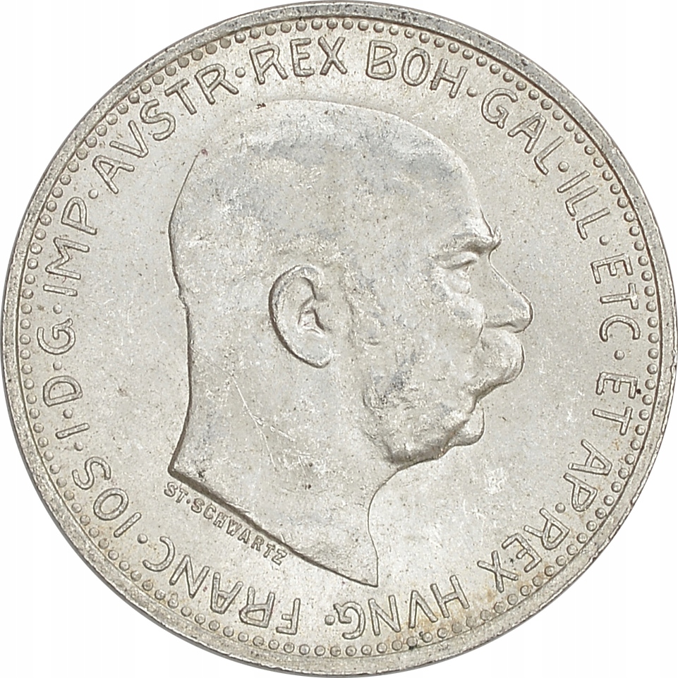 8.AUSTRIA, FRANC.JÓZEF, 1 KORONA 1913 mennicza